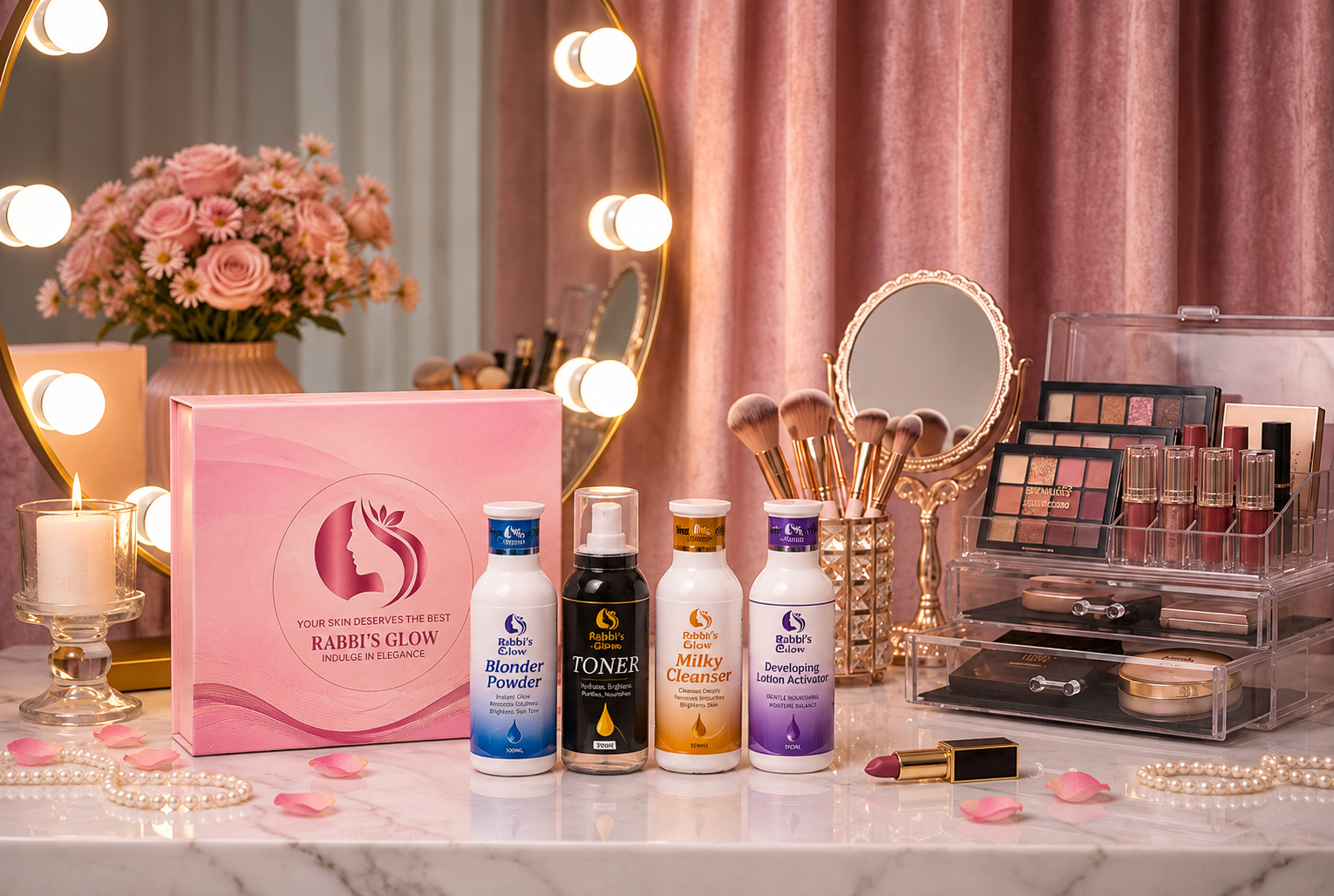 Rabbi's Glow Pearl Radiance Skin Polish Kit ✨
